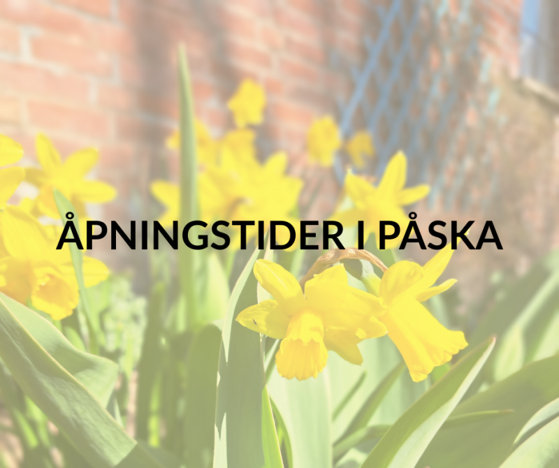 Bilde til saken ÅPNINGSTIDER I PÅSKA