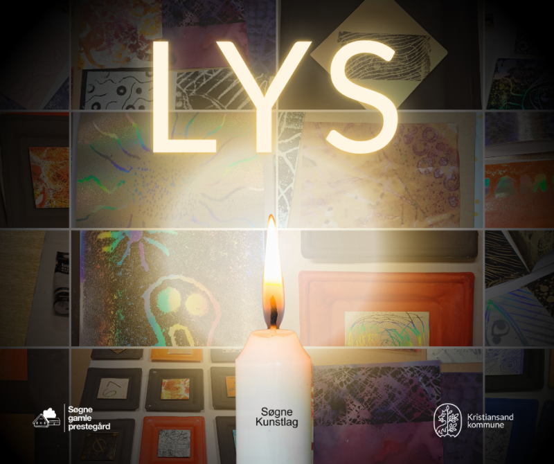 Bilde til saken Elevutstillingen LYS: Spennende eksperimentell grafikk ved 13-14 åringer