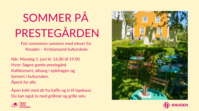 Bilde til saken KULTURSKOLENS SOMMERFEST PÅ PRESTEGÅRDEN  