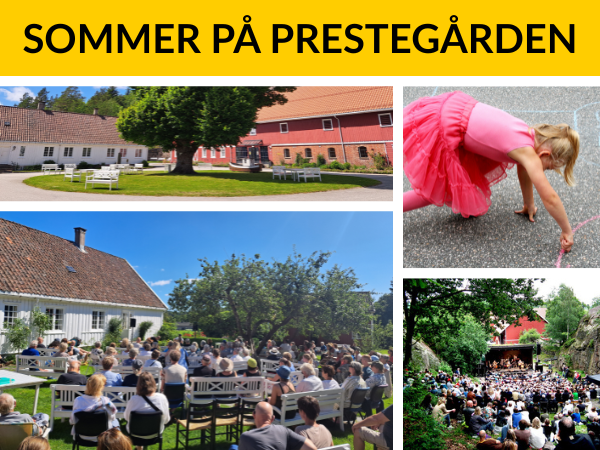 Bilde til saken SOMMER PÅ PRESTEGÅRDEN - ÅPNINGSTIDER