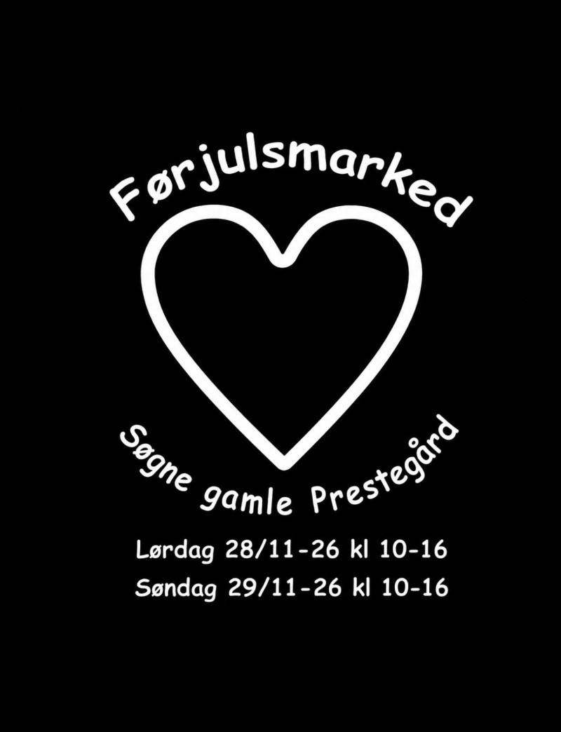 Bilde til saken Førjulsmarked på prestegård -NYE ÅPNINGSTIDER